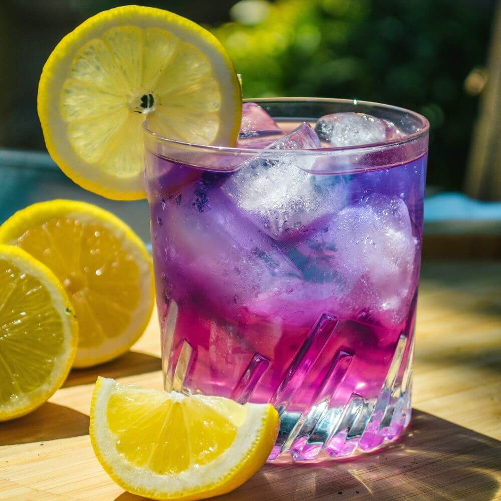 Butterfly Pea Flower Tea Taste - Lemon